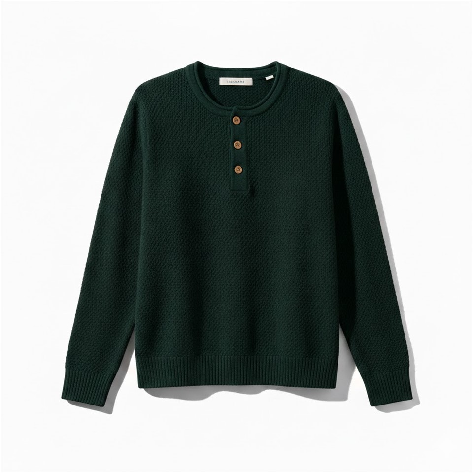 button down pullover